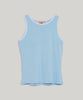 Contrast Tank Blue & White