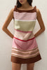 Flor Mini Dress Barragan Stripe