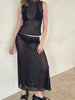 Tell Me More Lace Top Black