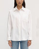 Molly Poplin Long Sleeve Shirt White