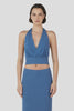 Kiana Halter Top Marina Blue
