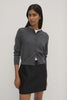 Lara Cashmere Knit Cardigan Charcoal