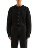 Nixon Cropped Cardigan Black