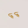 Beloved Hoop Earrings Gold Plated
