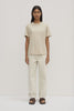 Womens Organic Base Tee Sandstone
