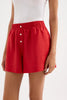 Lounge Linen Short Vermillion