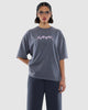 Pelly Spray Heart Tee Washed Grey