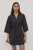 Claire Mini Shirt Dress Black
