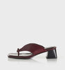 Alina Burgundy Oily Leather