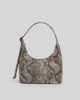 Mini Nylon Shoulder Bag Snakeskin