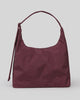 Nylon Shoulder Bag Mahogany
