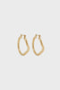Esmeralda Hoops Gold