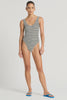 Mara 1 Pce Black Dot Stripe