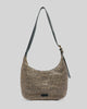 Large Everyday Croissant Bag Raffia Stripe
