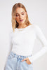 Classic Long Sleeve Knit White