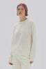 Rey Knit Long Sleeve Top Cream