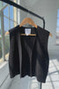 Granny Knit Vest Black