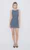 Sania Twist Mini Dress Dark Slate