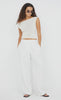 Ninah Drawstring Pant White