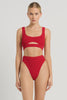 Sasha Crop Baywatch Red Eco