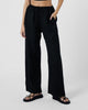 South Beach Linen Pants Black