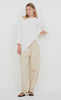 Silo Long Sleeve Top White Ink