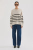 Elias Knit Oatmeal Stripe