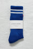 Extended Boyfriend Socks Cobalt