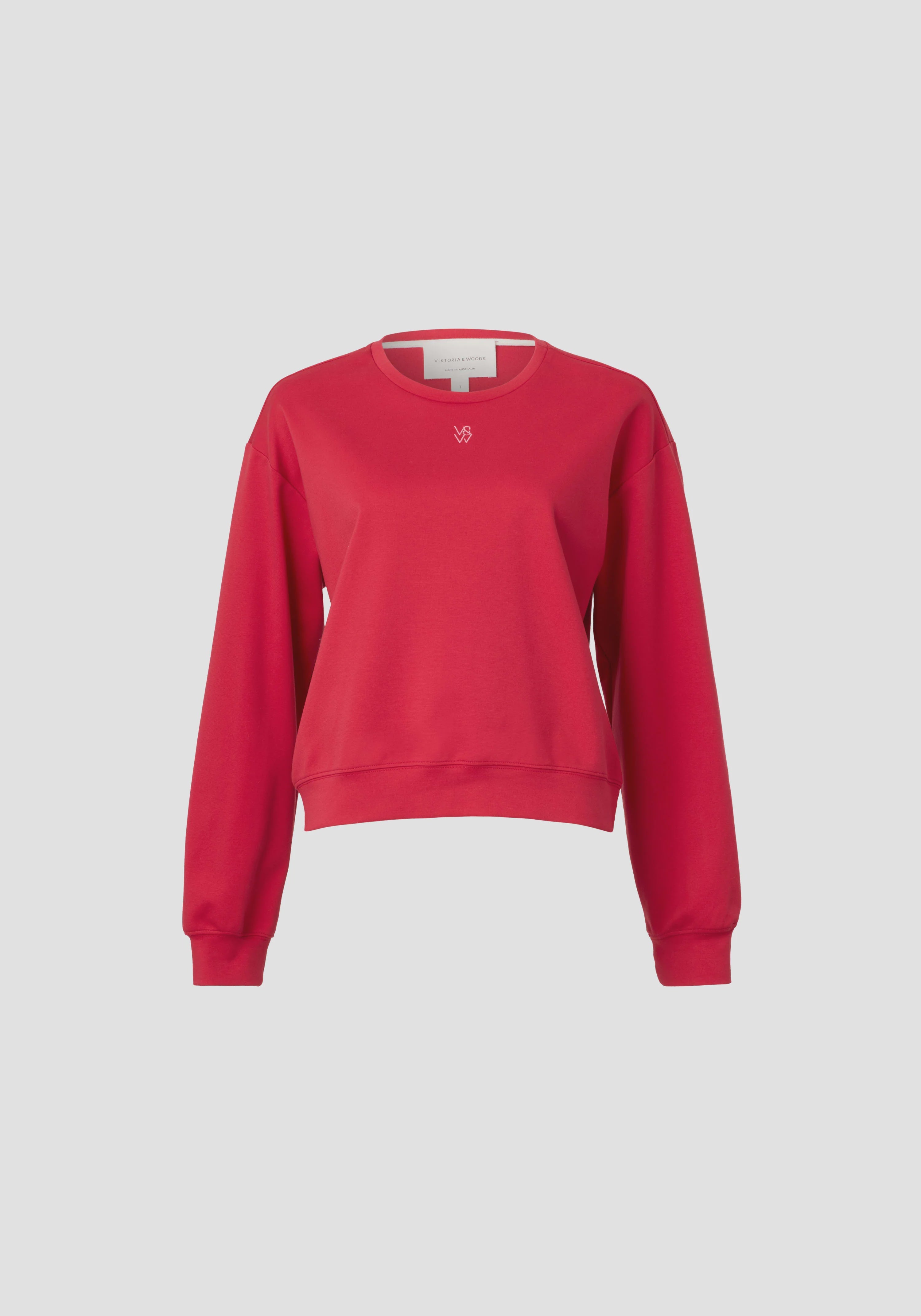 Hampton Sweater True Red