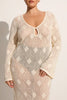 Serena Pointless Knit Dress Off White