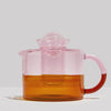 Two Tone Tea Pot Pink + Amber