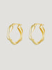 River Hoops Gold Petite